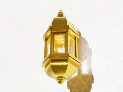 Islamic Lamp Ramadhan 3D model