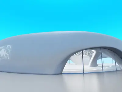  Futuristic Exbition Exterior and Interior 