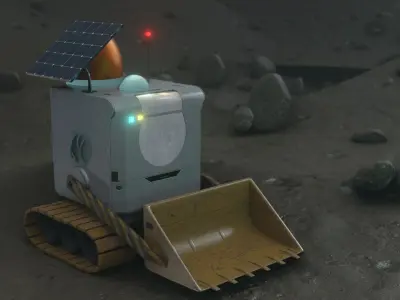 Corona Space Traktor 3D model