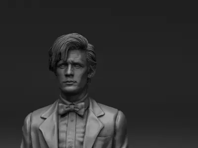 Matt Smith - 11th Doctor - Doctor Who 3D print model