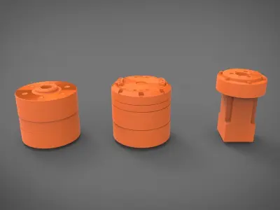 scifi kitbash 5 3D print model
