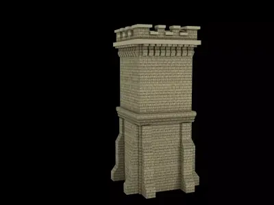 Castle Tower 3D model