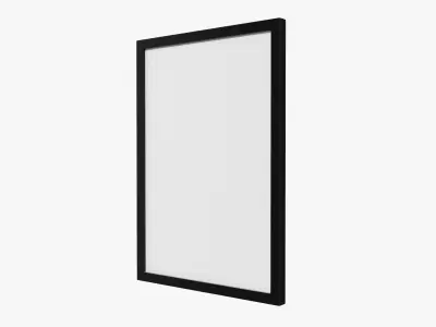 Billboard vertical mockup 01 3D model