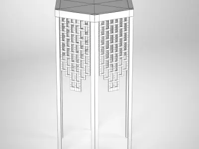 Hexagon Shaped Teepo 3D model