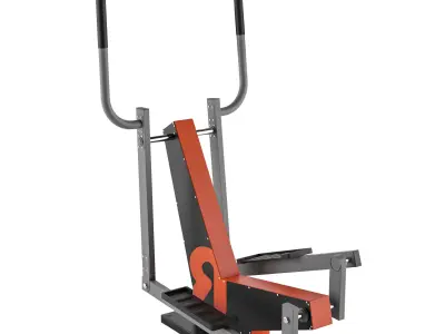 Romana set 1 outdoor exercise equipment 3D model