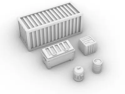 Containers Pack 3D print model