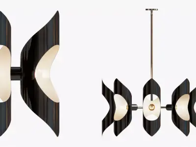 Vickery Chandelier Arteriors 3D model