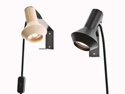 Clampy Wall Lamp 3D model