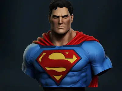 Stl Pack Superman  - Batman  3D print model