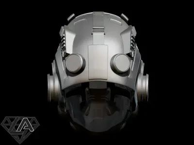 TitanFall 2 Pilot Sci fi helmet 3D print model