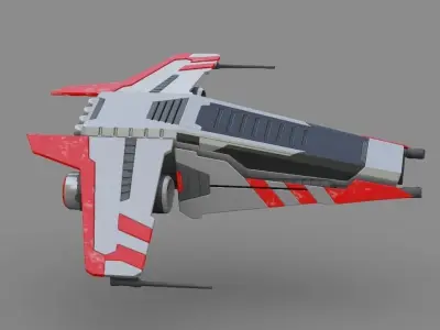Star fighter 3D model