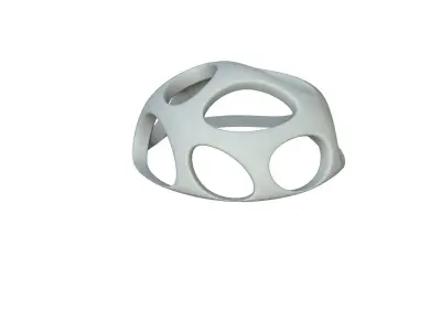 SciFi Cube Object No 48315 Low Poly Shape Low-poly 3D model