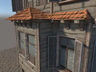 Old Wooden House 3D model