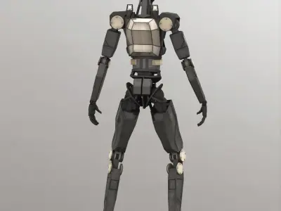 Sentinel Bot Rigged 3D model