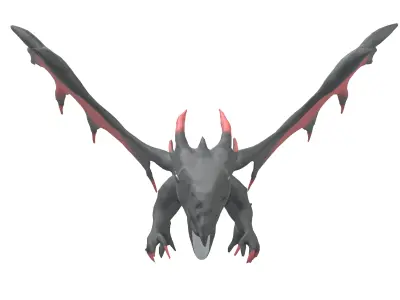 Sky Dragon Character v1 002 Low-poly 3D model