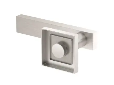 Eurospec Carla Rectangular Stainless Steel Door Handle 3D model