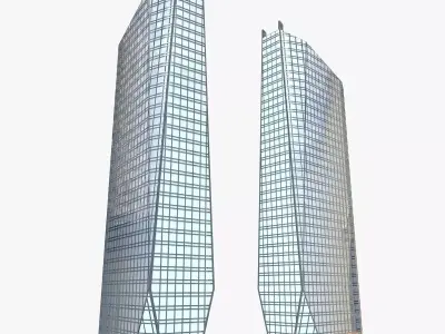 Two Skyscrapers  3D model