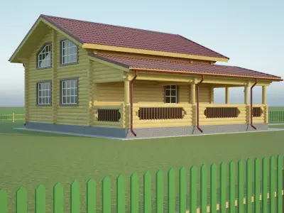 village house Free 3D model