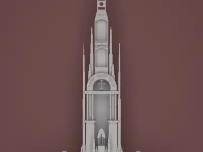 Altar 3d Model Low-poly 3D model