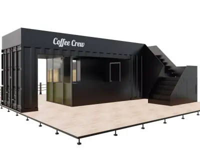 Container Outdoor Cafe 3D model