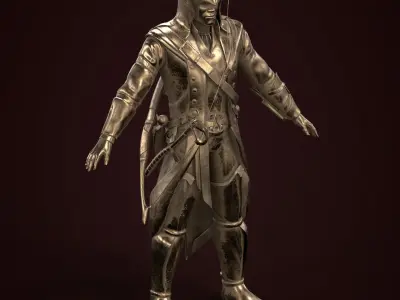 Assassins Creed III - Connor Kenway Low-poly 3D model
