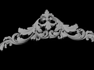 dekor ornate crown 3D model purchase