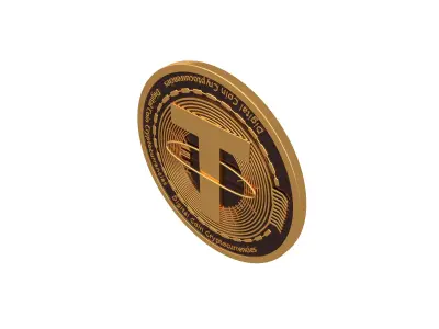 Tether USDT Coin v4 001 3D model