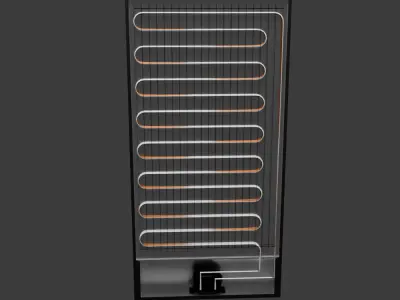 Simple Refrigerator 3D model