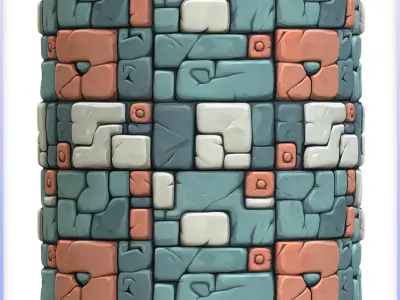 Stylized Wall Seamless Texture Texture 5