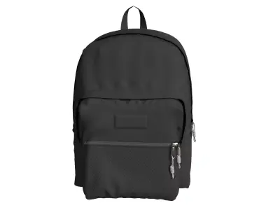  Pinnacle Backpack Black Urban Rucksack Low-poly 3D model