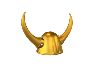 Viking Hat V1 009 Low-poly 3D model