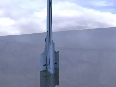  Sci-fi Tower design 3 3D model