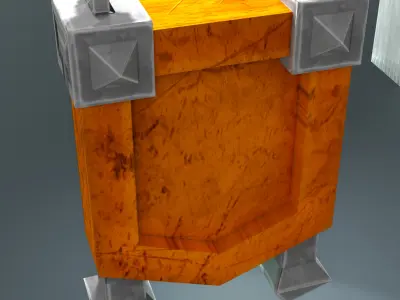 Sign Stylized  Low-poly 3D model