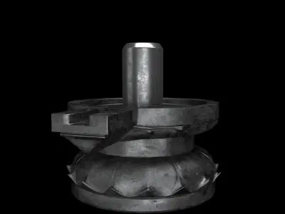 Lingam 3d model unwrapped 3D model