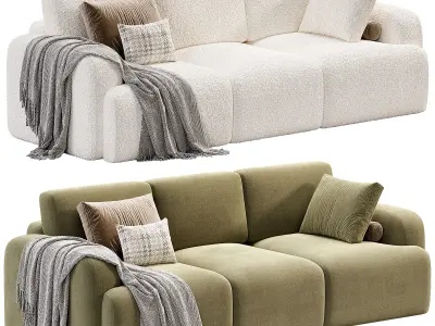 Bonent Sofa Low-poly 3D model