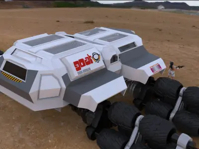 PG Research Mine Crawler 3D model
