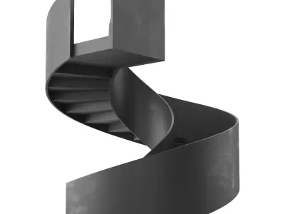 Spiral staircase 7 3D model