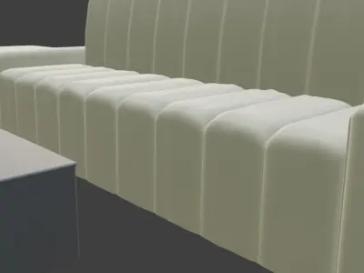 Living room set2 2x Sofa 3x Drums 1x8 Body Table 2x Lighting 3D model