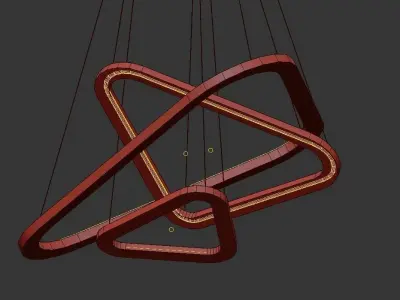 Modern LED Pendant Lamp 3D model