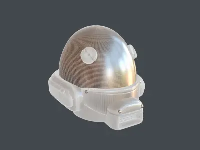 helmet high poly sculpt 3d printable ver 7 3D model 3D model 66