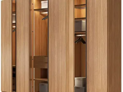 Lema wardrobe Naica by Cairoli and Donzelli 3D model
