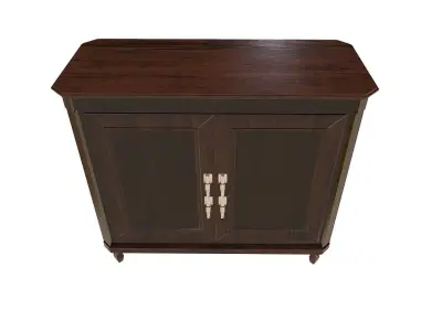 Floor Cupboard Low-poly 3D model