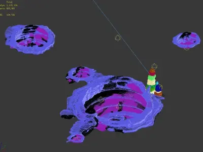 Future World - Meteor Crater 3D model