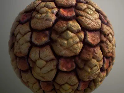 Material Skin Alien 27 Seamless PBR Texture Texture
