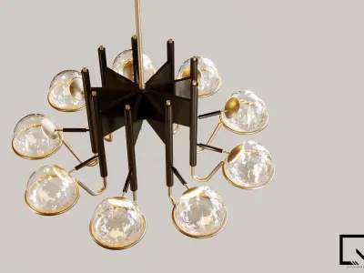 Crosby Chandelier 3D model