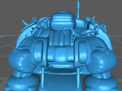 Starcraft Infested Command Center 3D print model