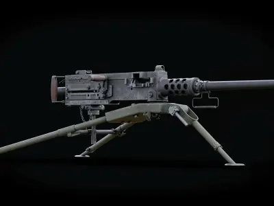  M2 Browning Machinegun with Crate Pack 