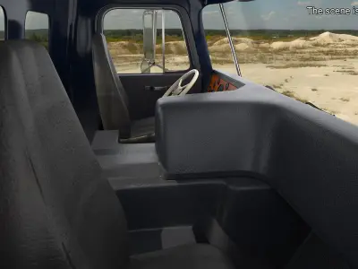  Peterbilt Truck with Flatbed Semi Trailer 