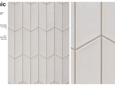 Chevron Tile in Vertical Layout Texture