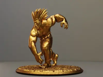 BLANKA - STREET FIGHTER 3D print model